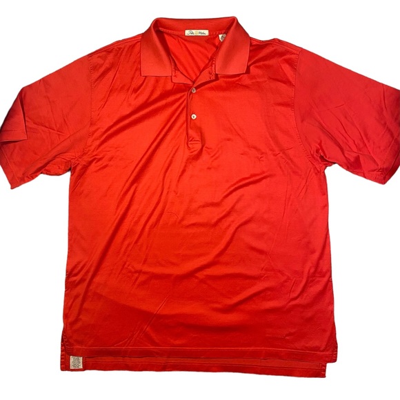 Peter Millar Shirts Peter Millar Mens Classic Red Comfort Stretch